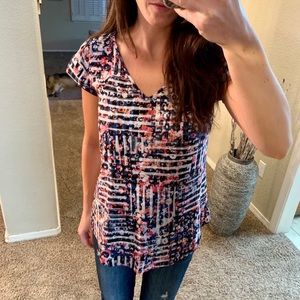 Express short sleeve blouse dress shirt